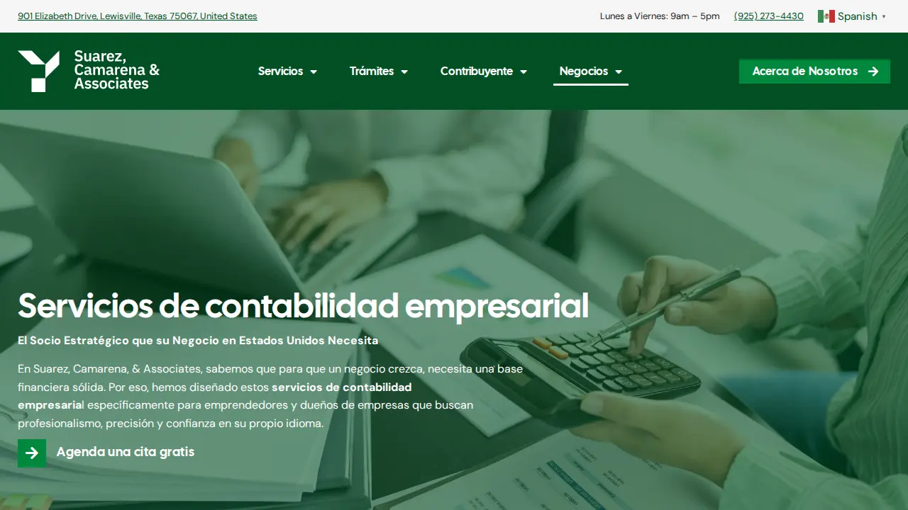 Suarez Camarena & Associates page