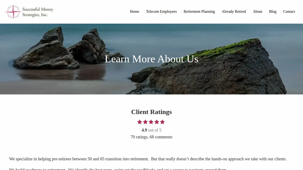 Successful Money Strategies page