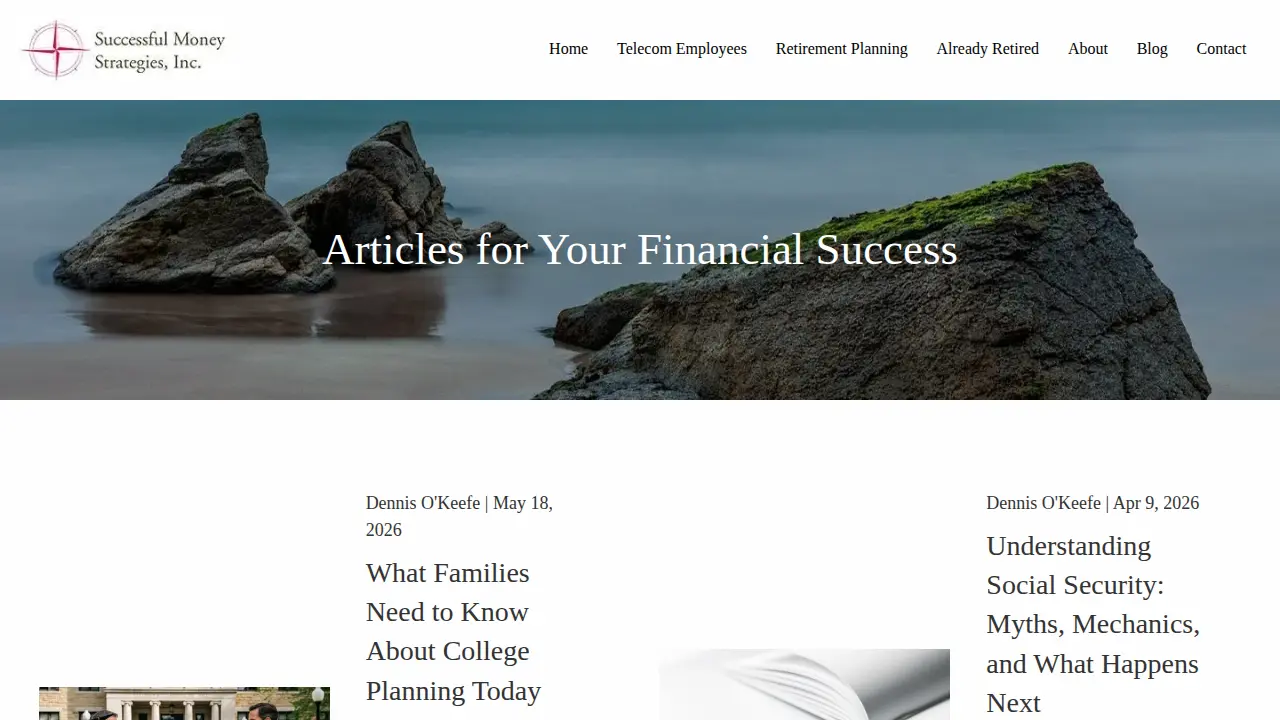 Successful Money Strategies page