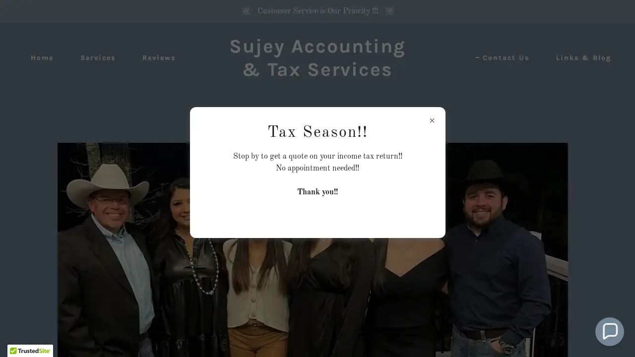Sujey Accounting & Tax Services page
