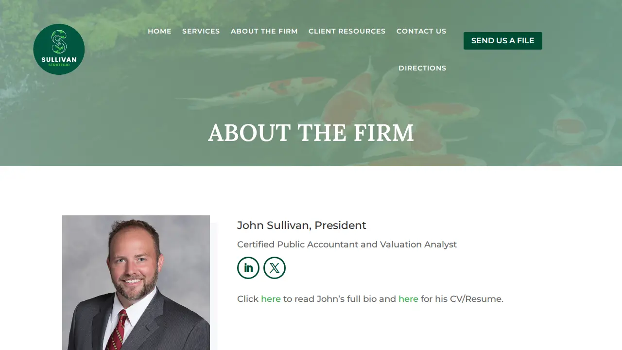 Sullivan Strategic page