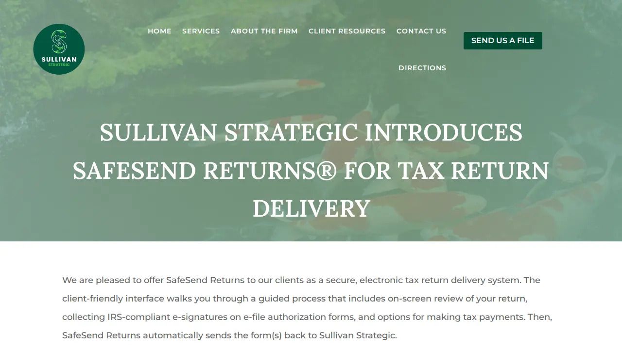 Sullivan Strategic page