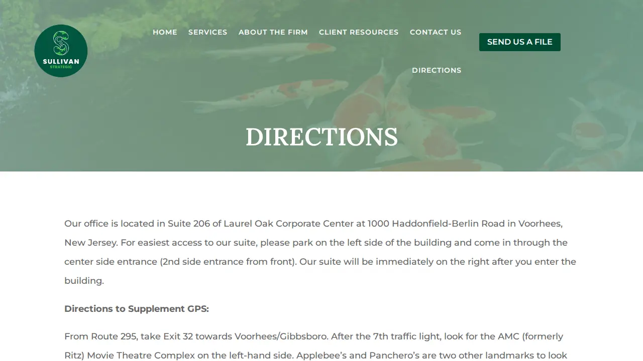 Sullivan Strategic page