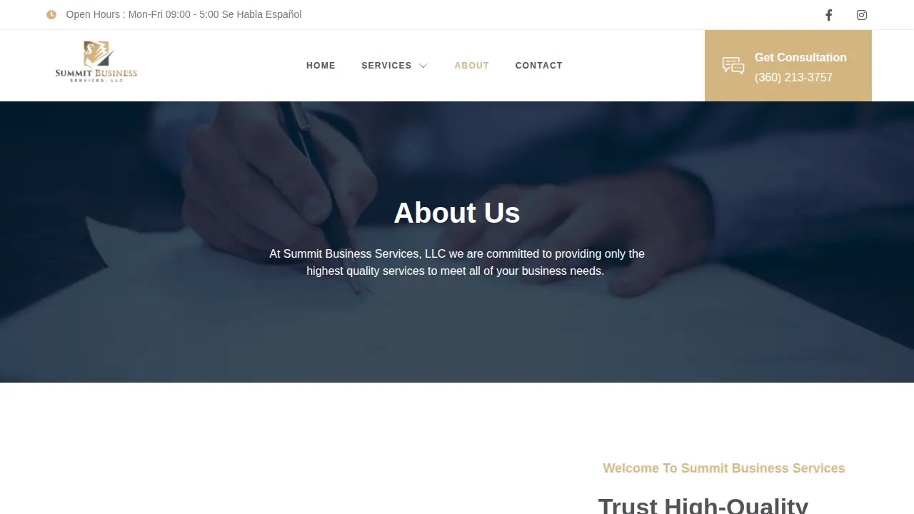 Summit Business Services, LLC page