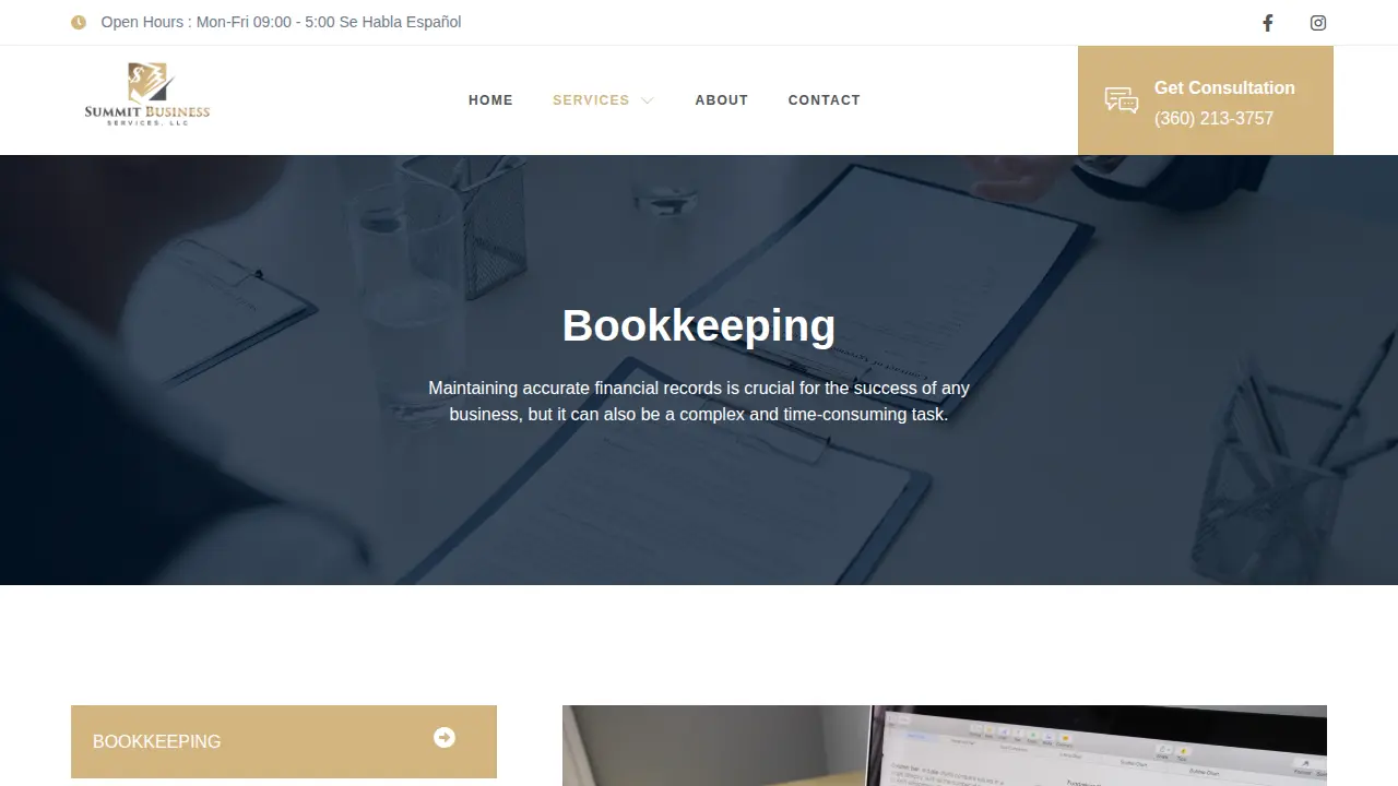 Summit Business Services, LLC page