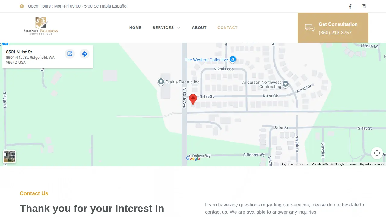 Summit Business Services, LLC page
