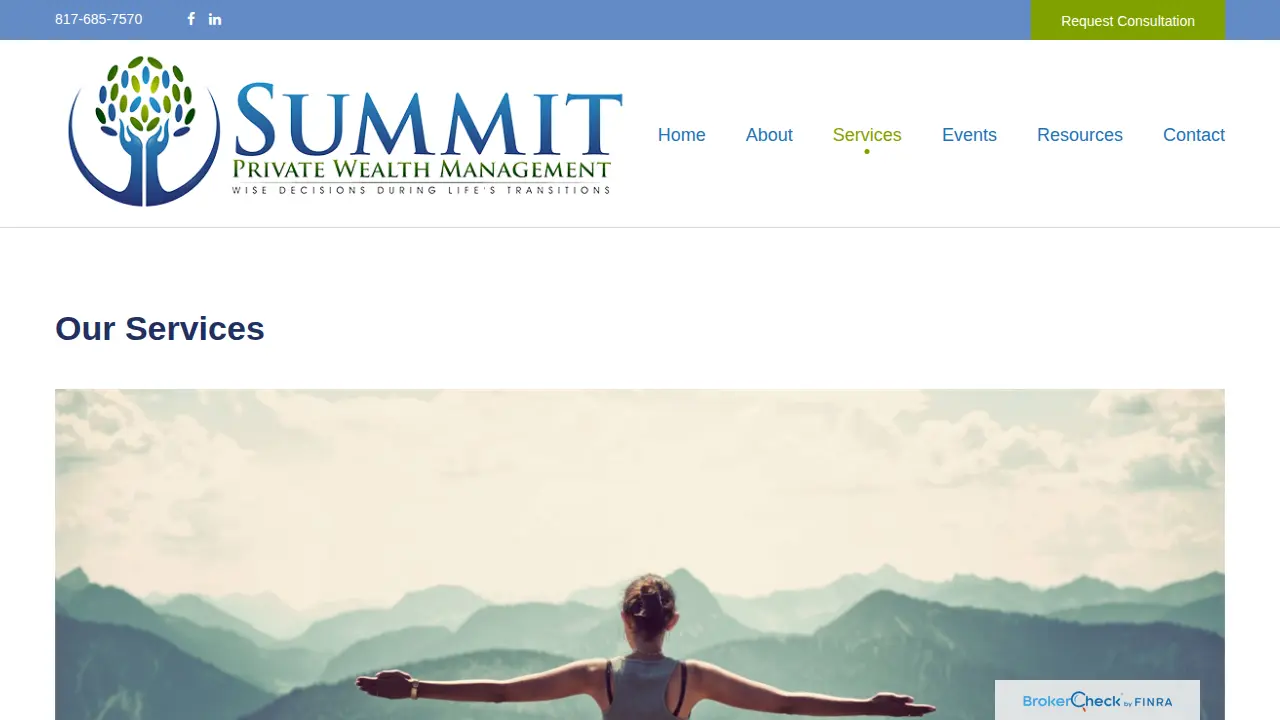 Summit Private Wealth Management page