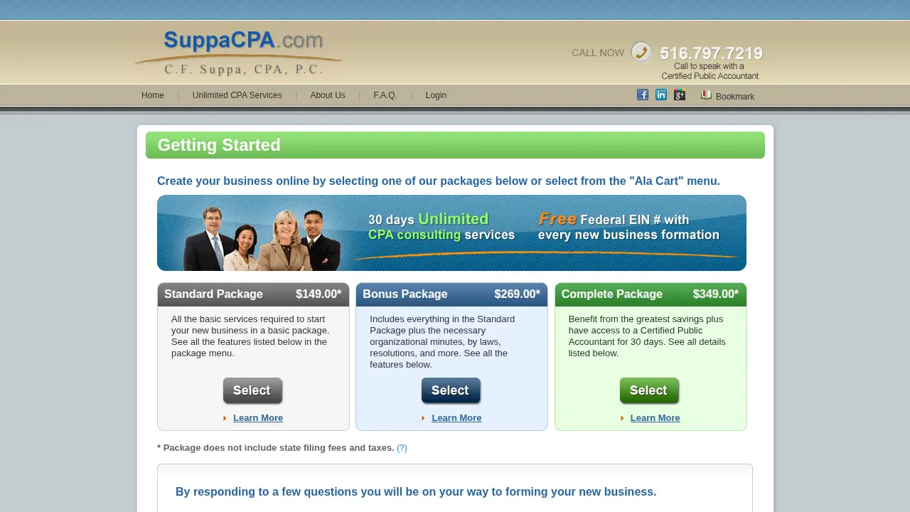 C F Suppa CPA, PC page