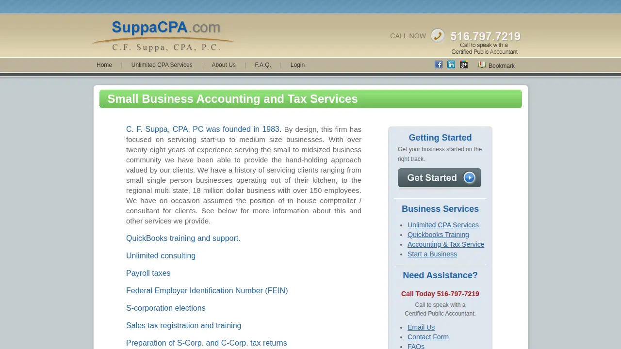 C F Suppa CPA, PC page