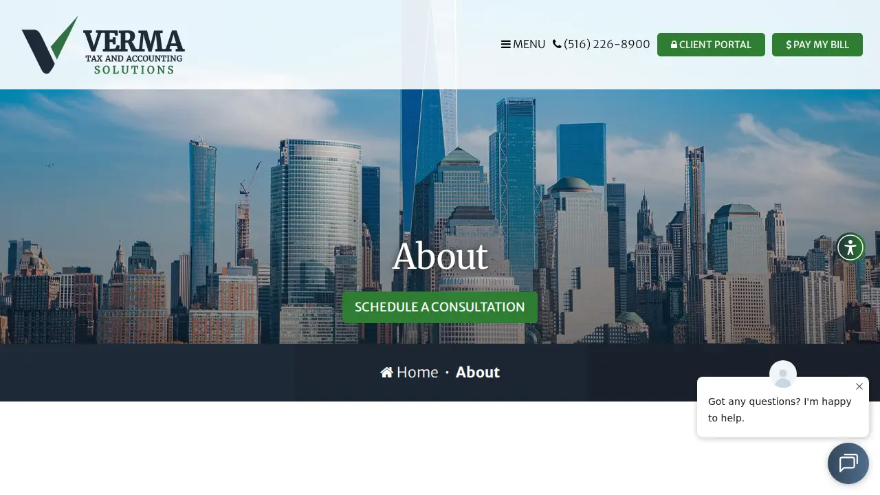 VERMA TAX AND ACCOUNTING SOLUTIONS page