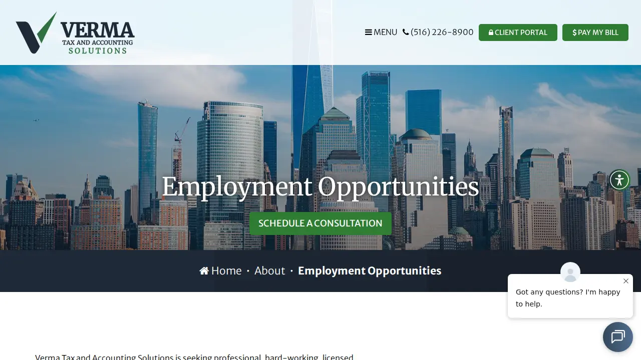 VERMA TAX AND ACCOUNTING SOLUTIONS page