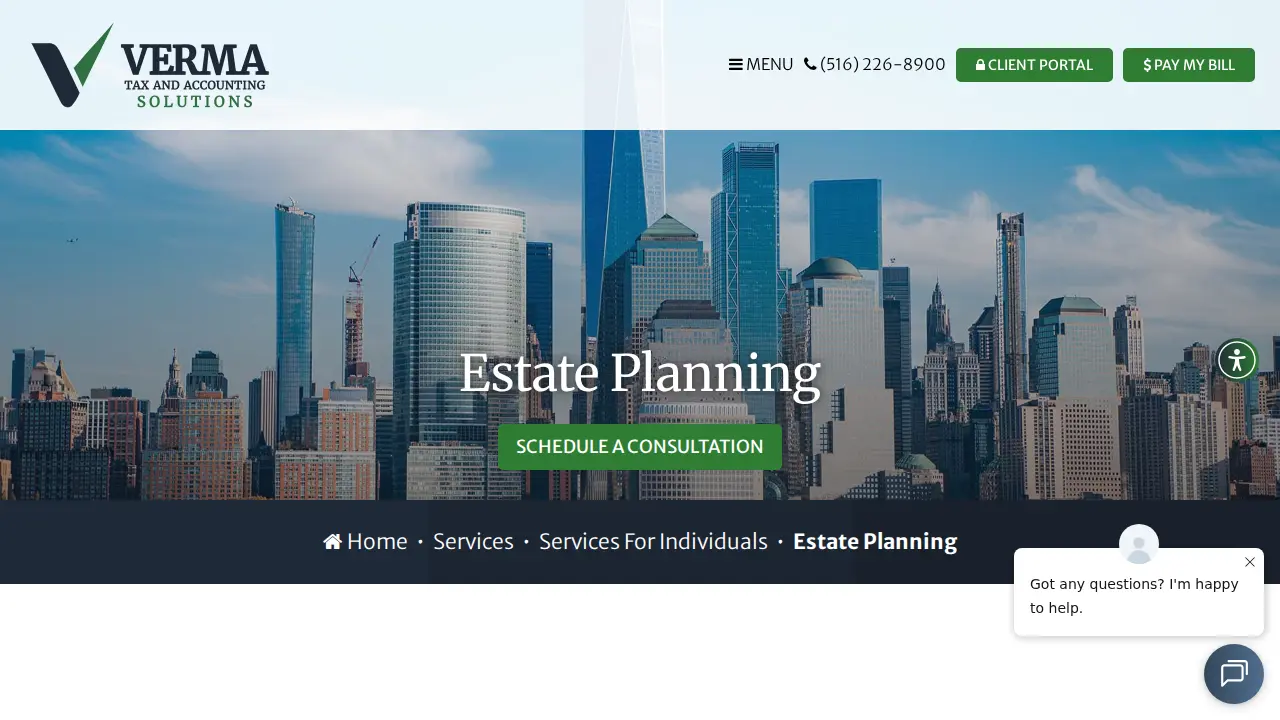 VERMA TAX AND ACCOUNTING SOLUTIONS page