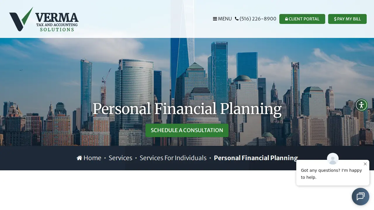 VERMA TAX AND ACCOUNTING SOLUTIONS page