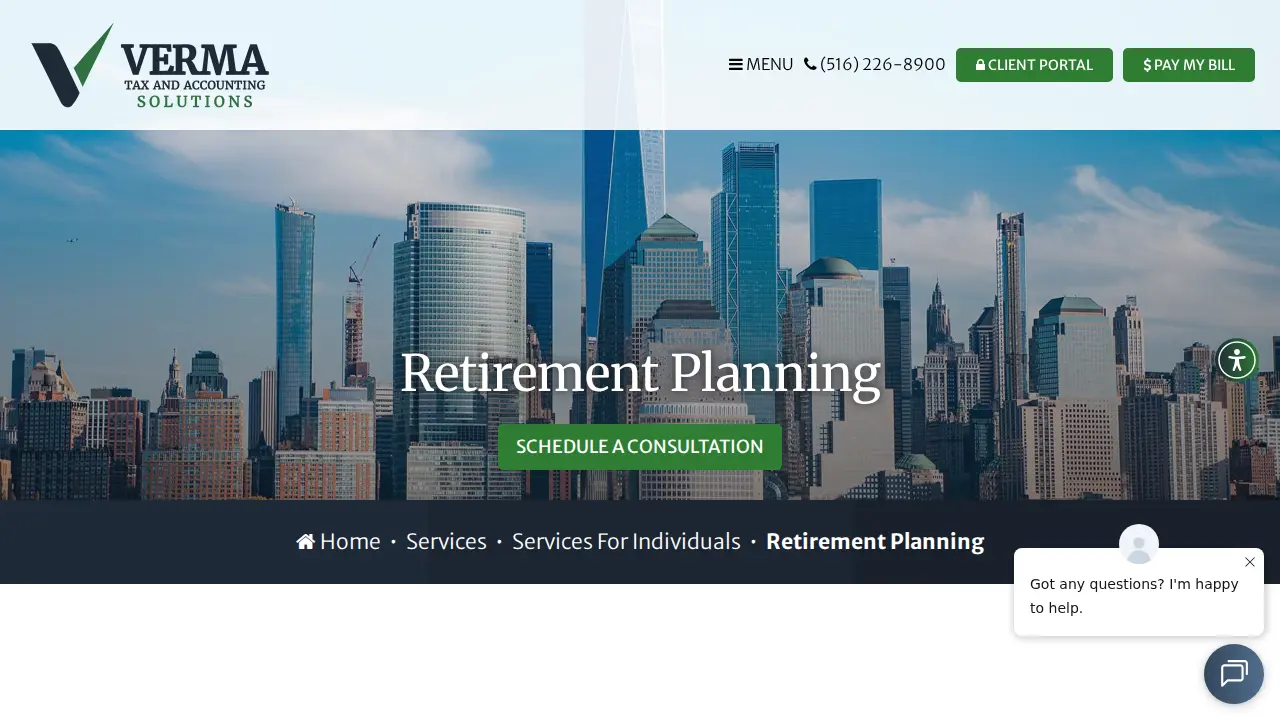 VERMA TAX AND ACCOUNTING SOLUTIONS page