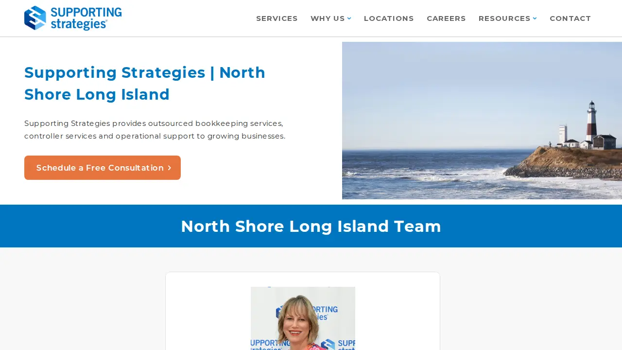 Supporting Strategies | North Shore Long Island page