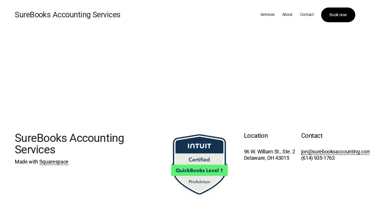 SureBooks Accounting Services LLC page