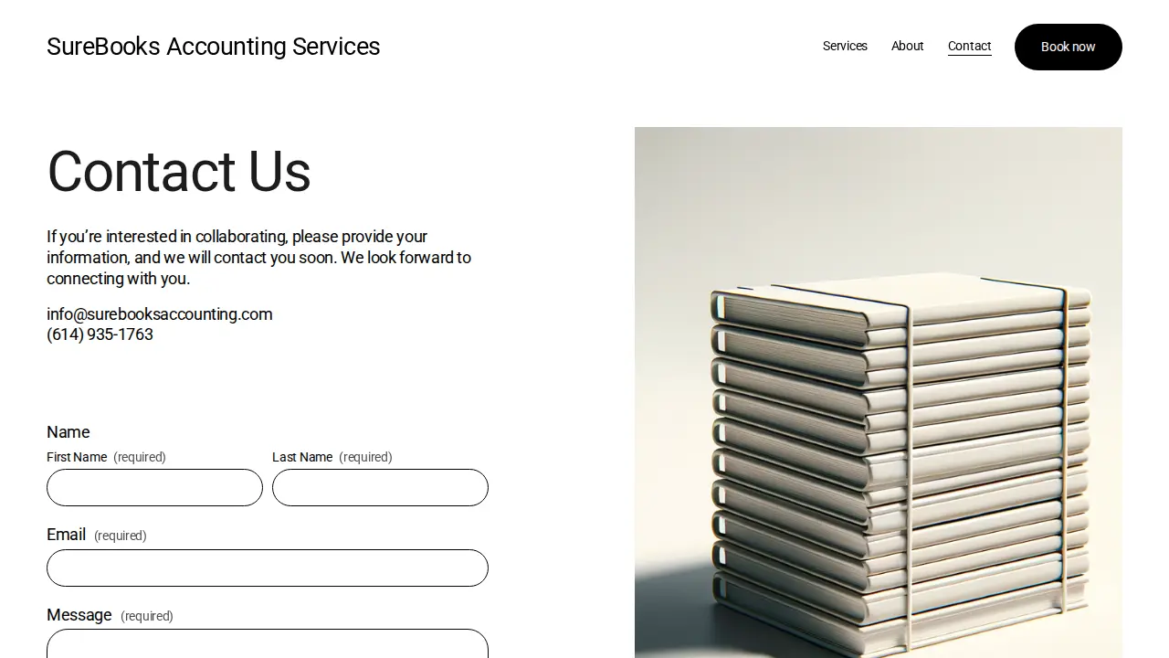 SureBooks Accounting Services LLC page