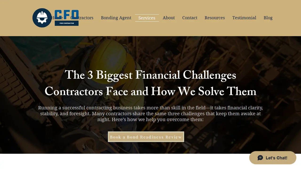 Surety CFO page