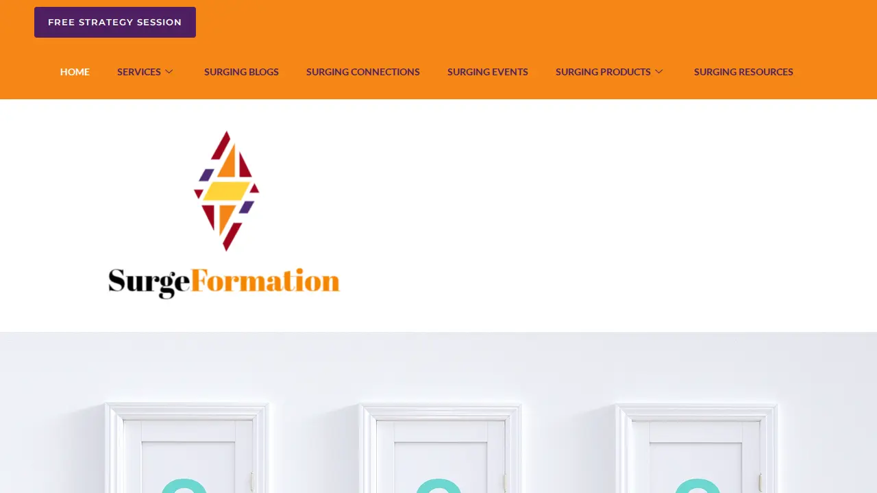 SurgeFormation website