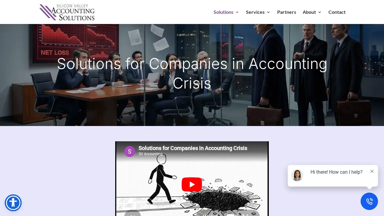 Silicon Valley Accounting Solutions page