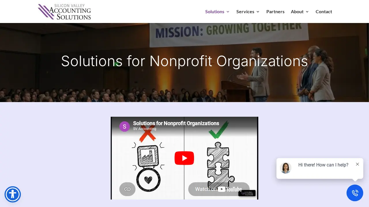 Silicon Valley Accounting Solutions page