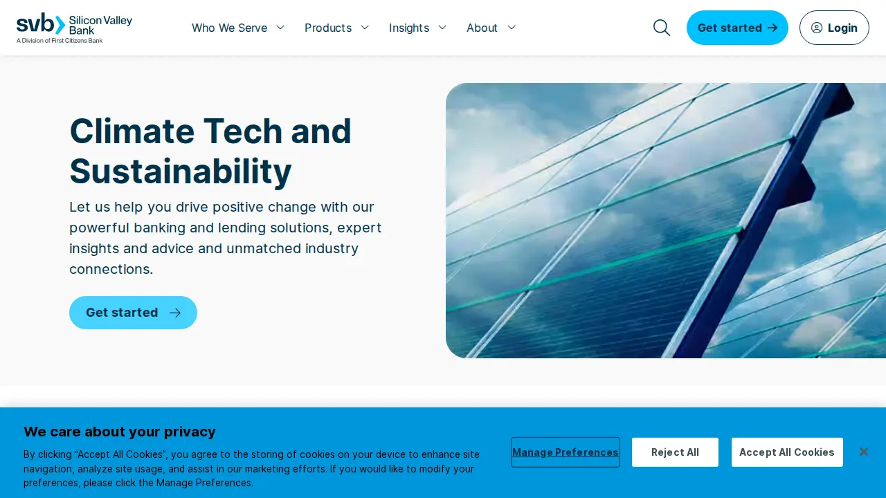 SVB Financial Group page
