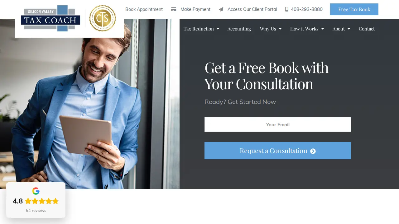 Silicon Valley Tax Coach page