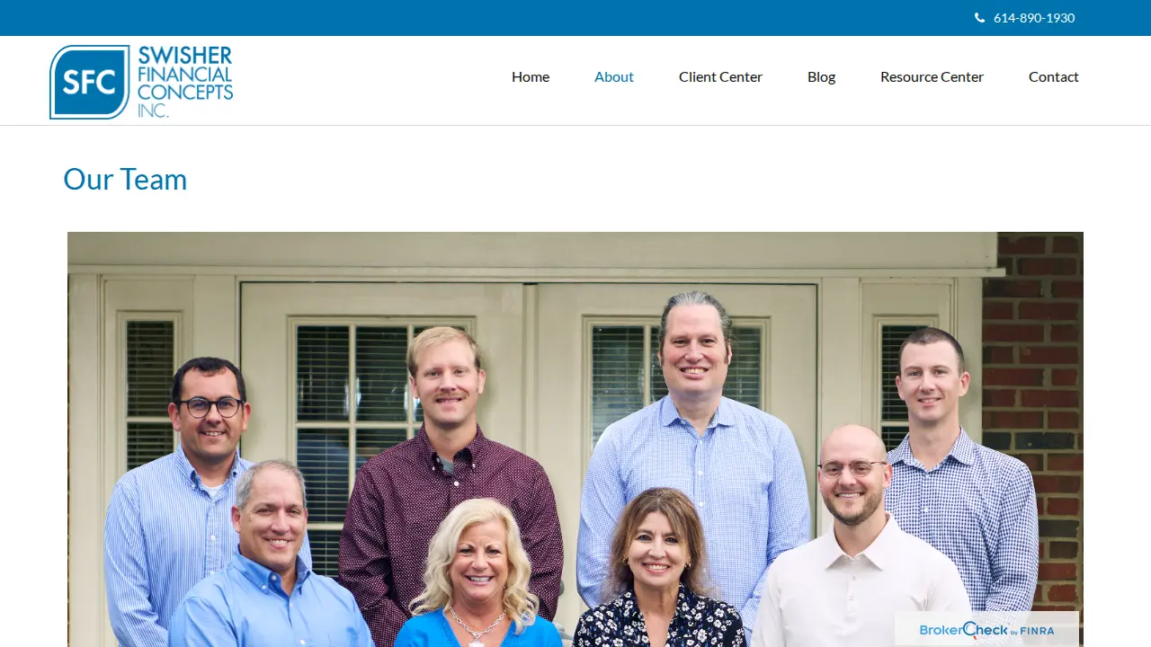 Swisher Financial Concepts Inc page