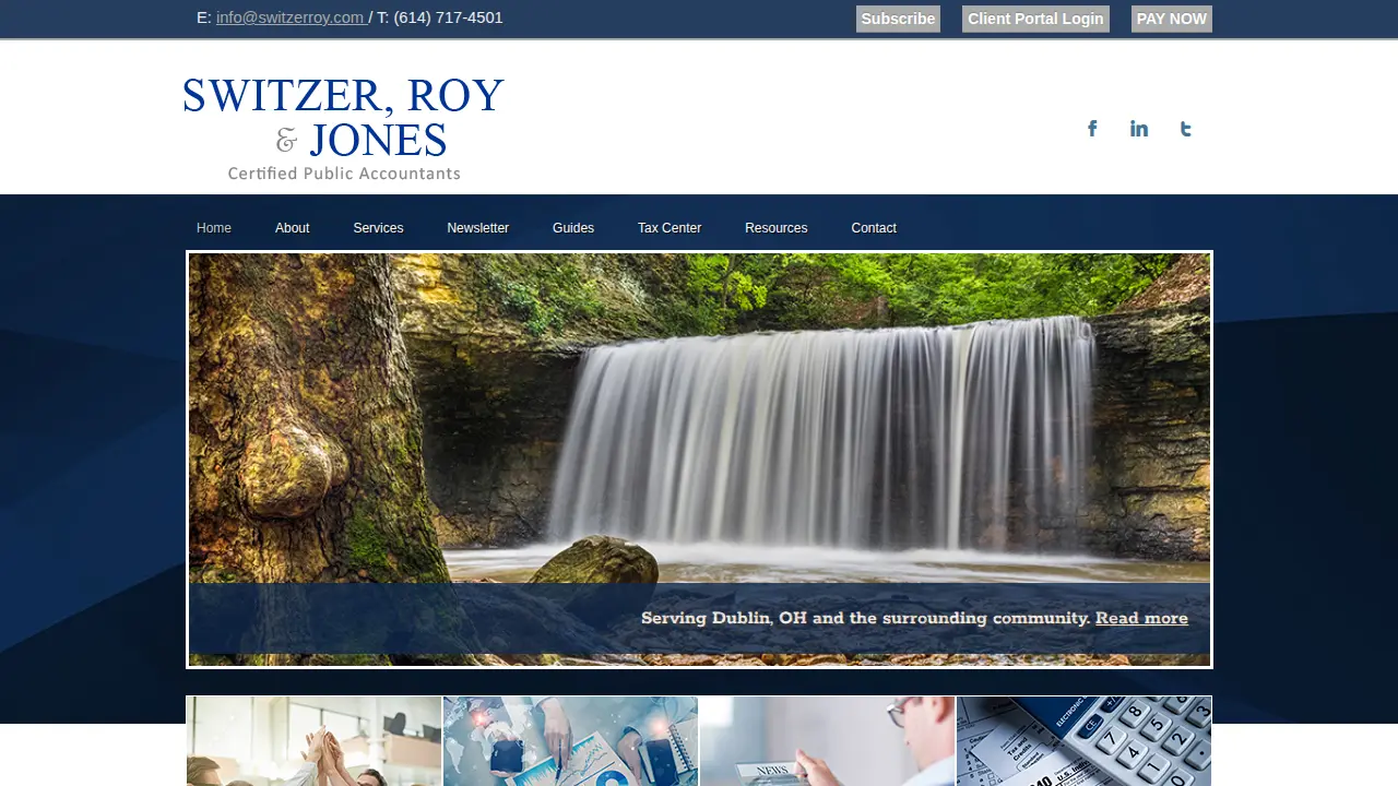 Switzer, Roy & Jones page