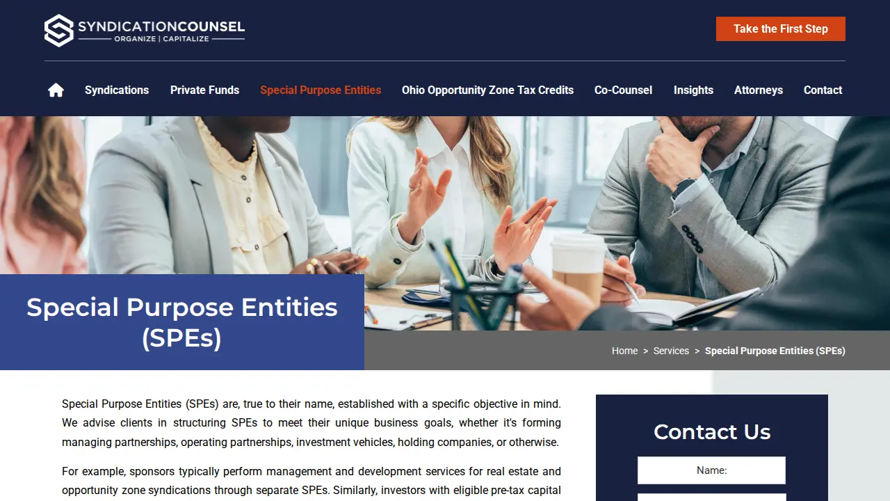 SyndicationCounsel LLC page