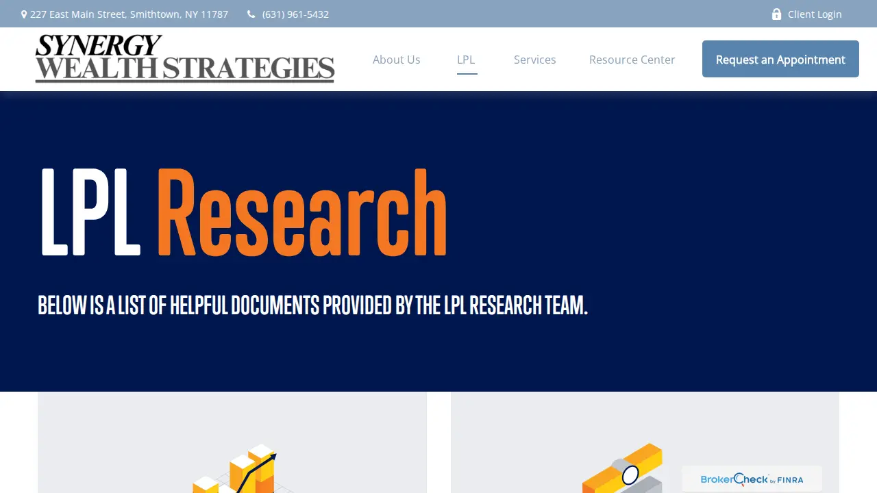 Synergy Wealth Strategies page
