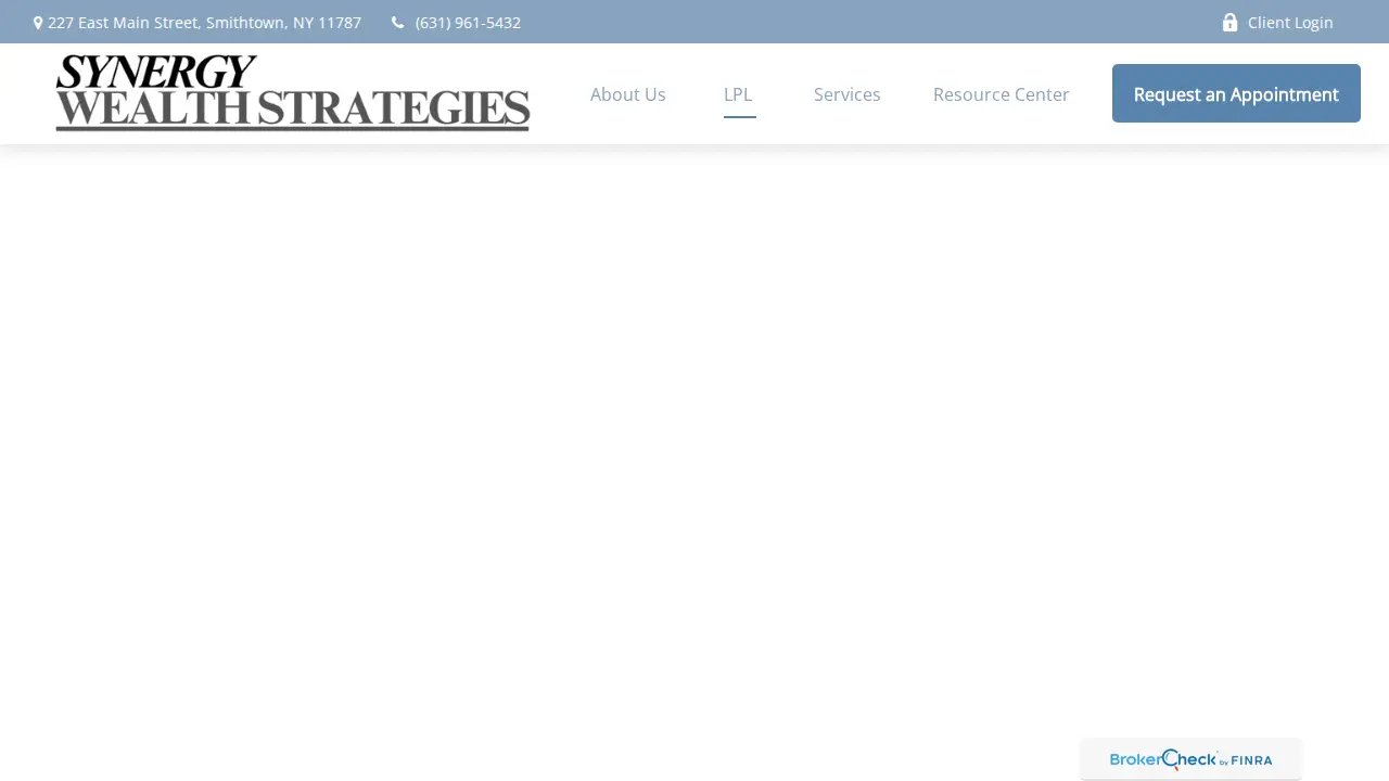 Synergy Wealth Strategies page
