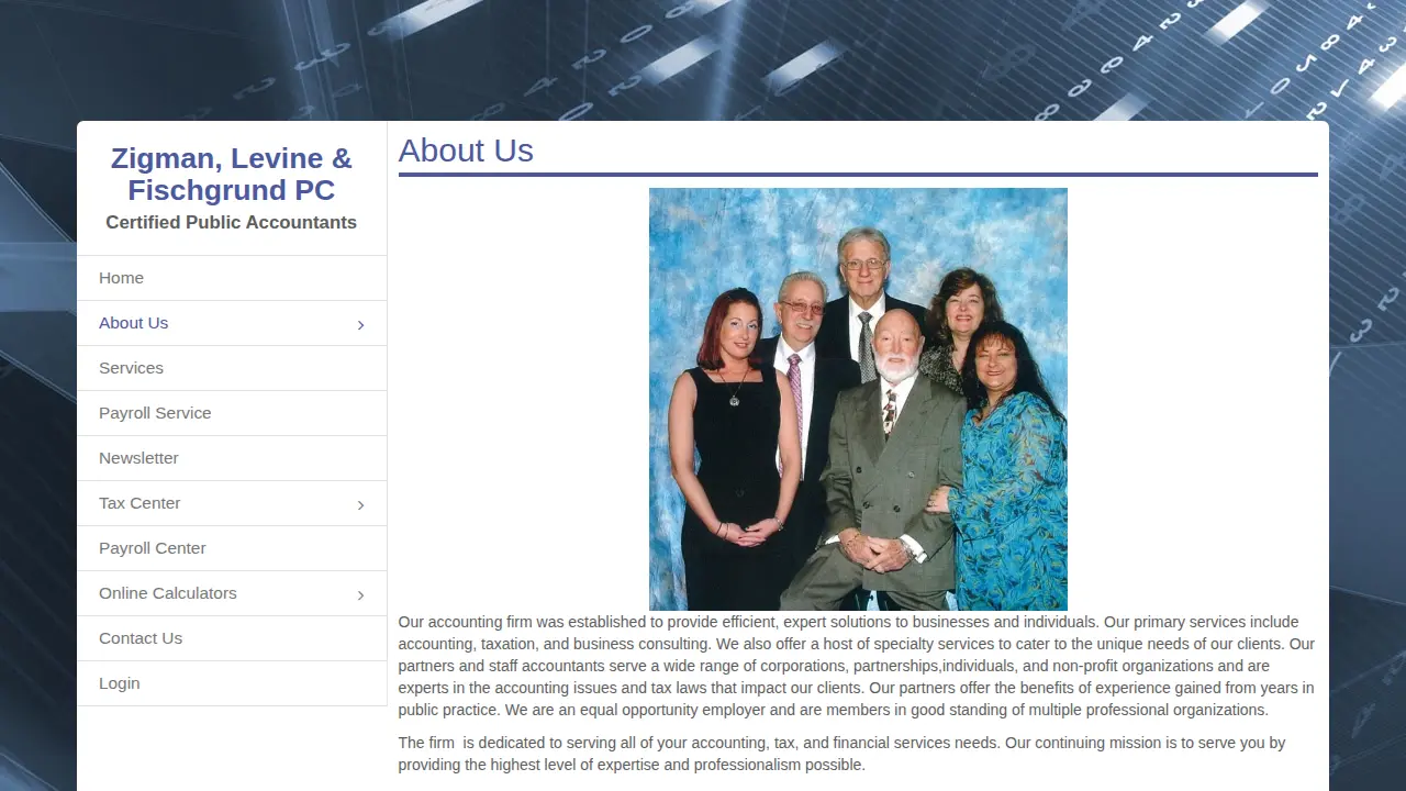 Seiden, Zigman & Levine, CPA's, PC page