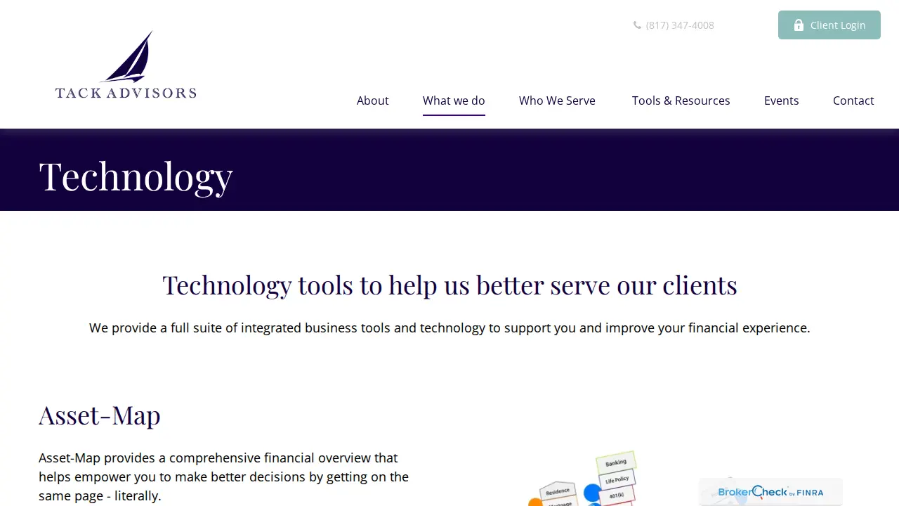 Tack Advisors page