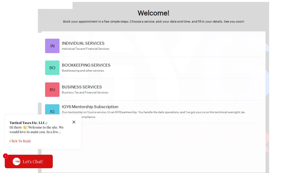 Tactical Taxes Etc page