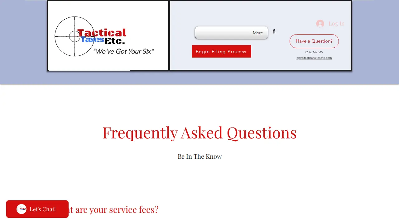 Tactical Taxes Etc page