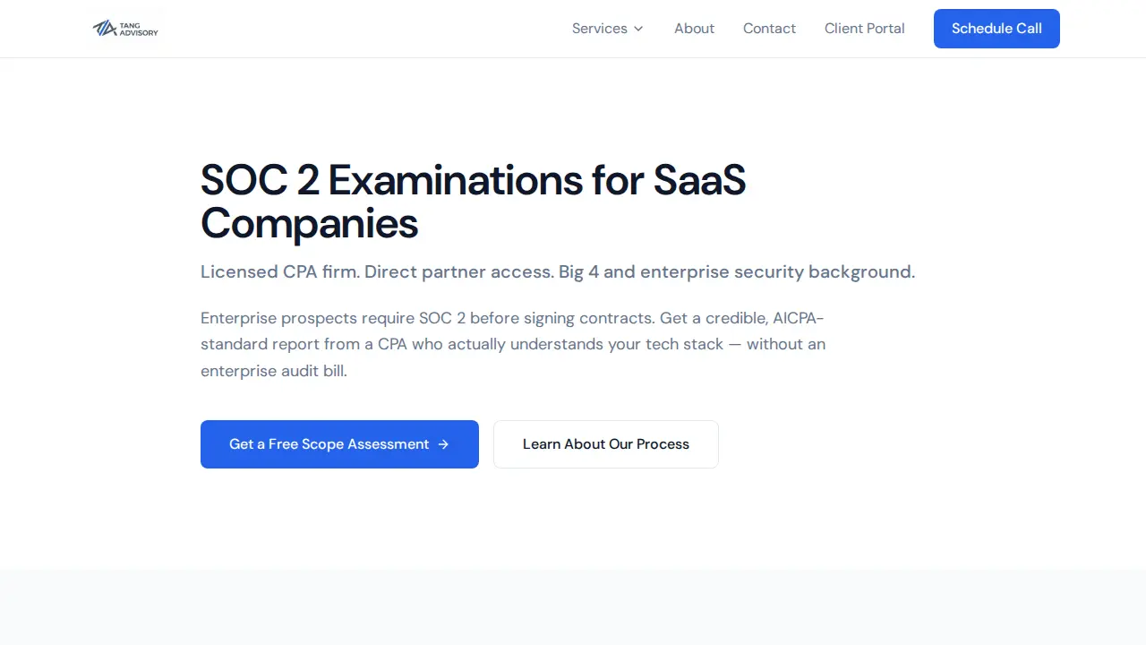 tang advisory page