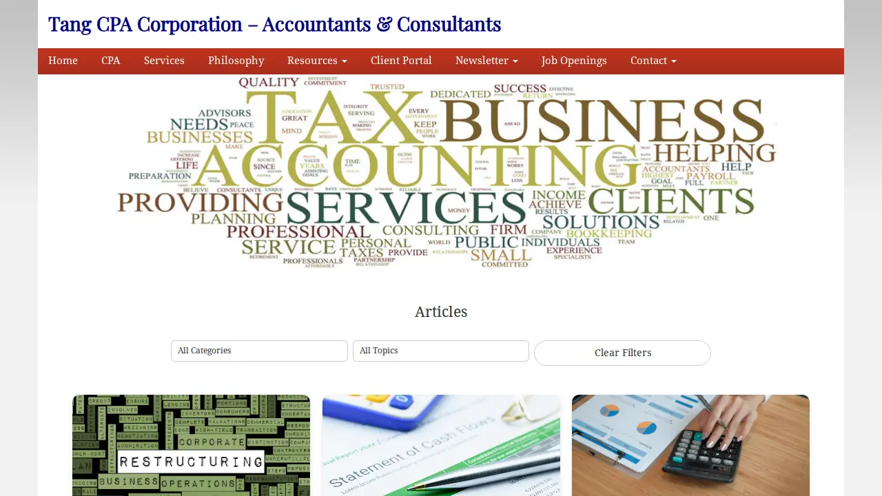 Tang & Lee LLP page