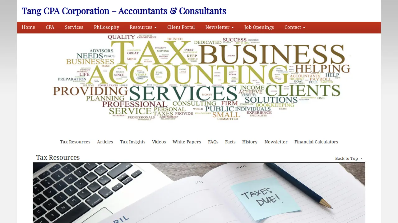 Tang & Lee LLP page