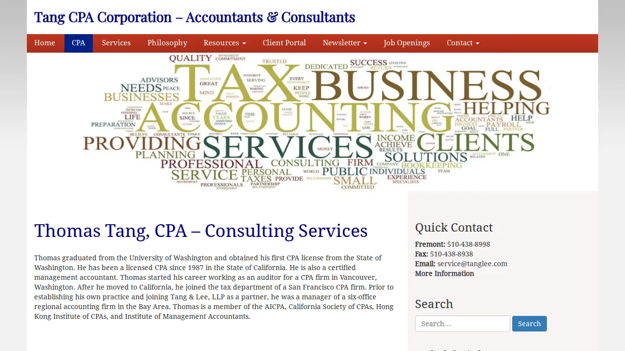 Tang & Lee LLP page