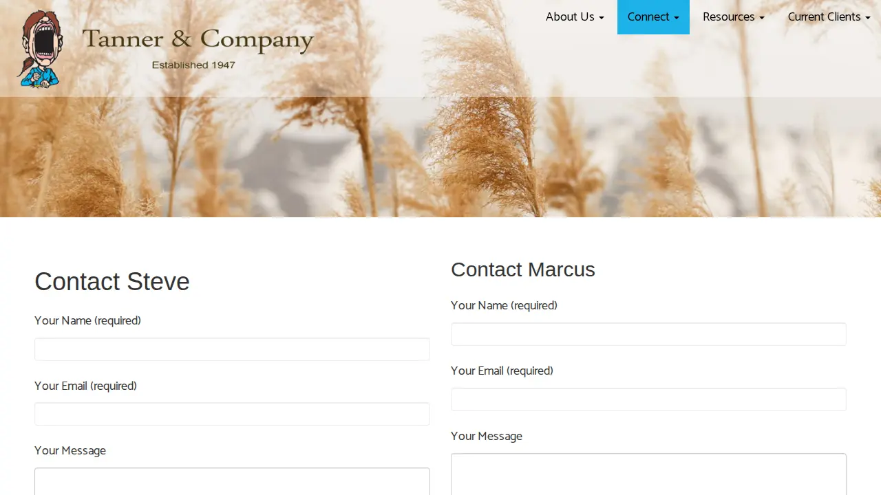 Tanner & Co Tax Services page