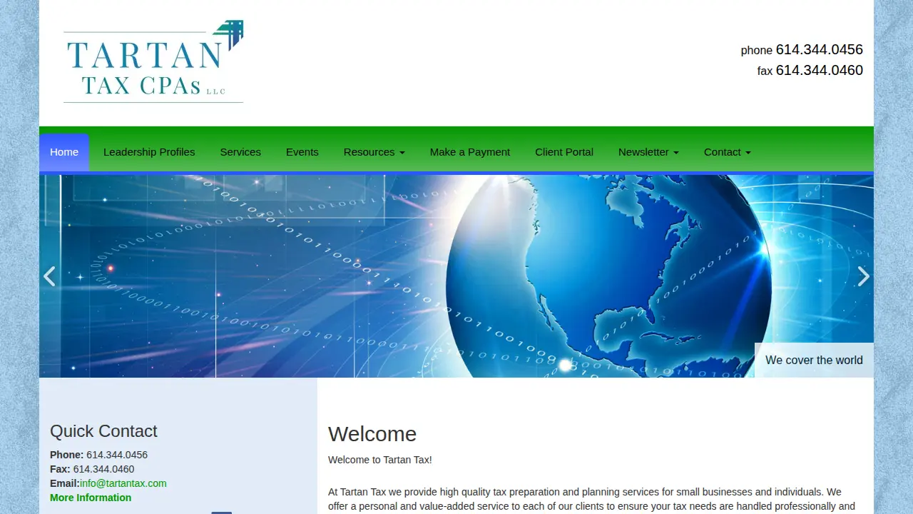 Tartan Tax CPAs LLC page