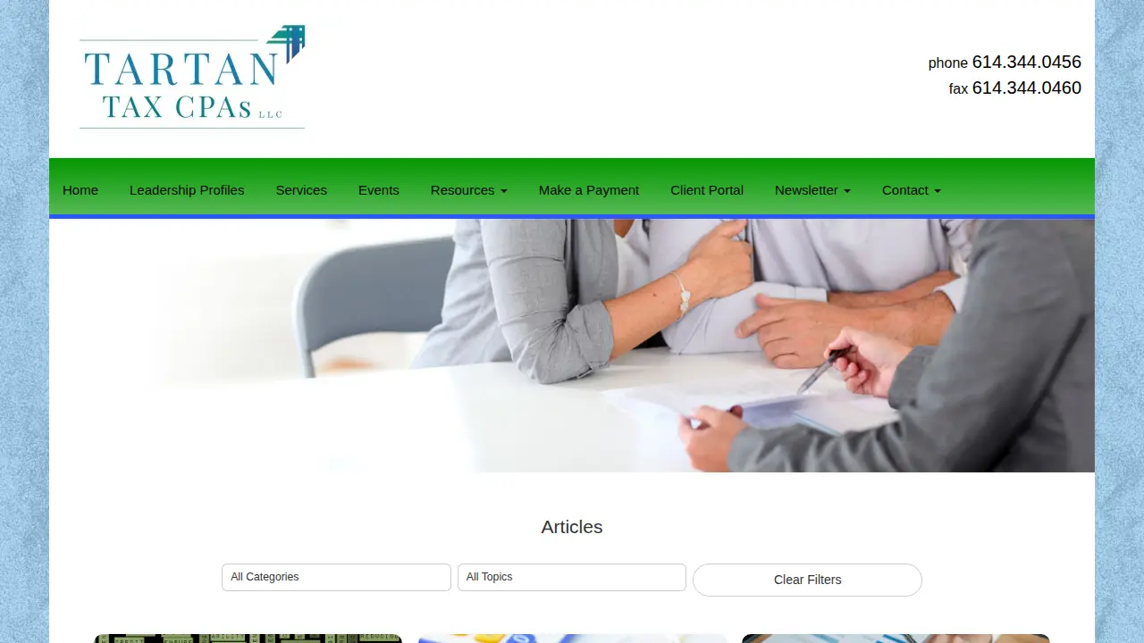 Tartan Tax CPAs LLC page