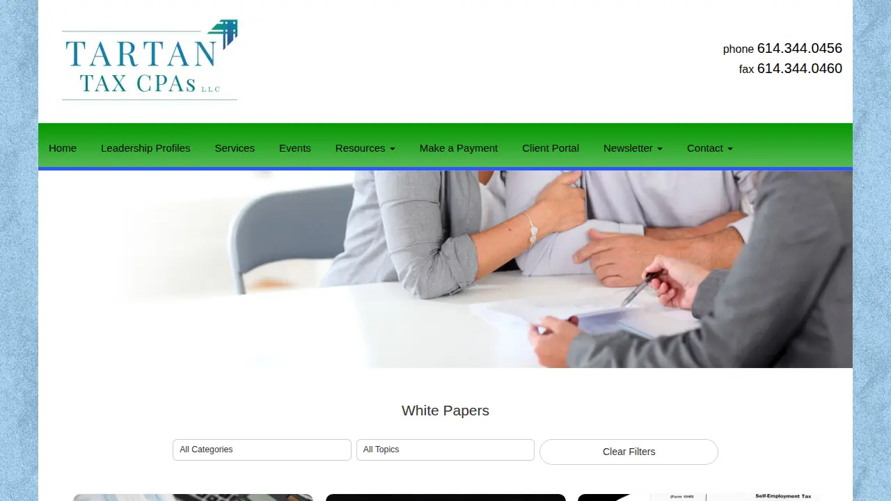 Tartan Tax CPAs LLC page