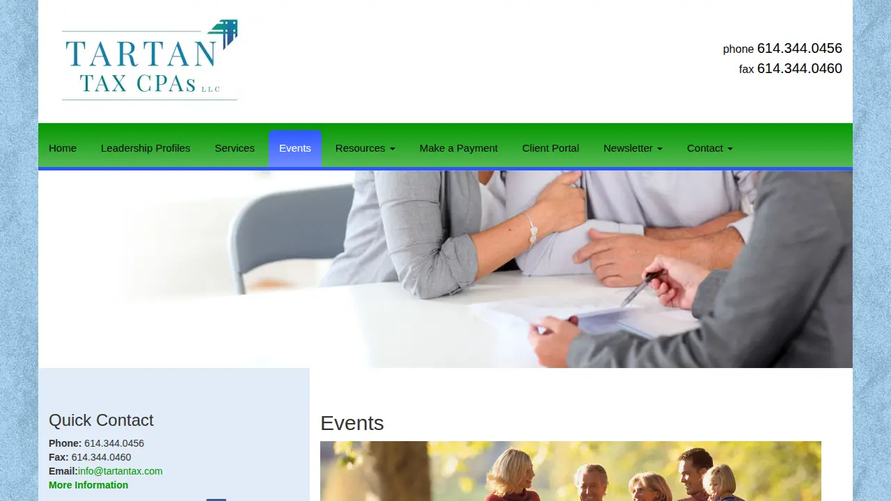 Tartan Tax CPAs LLC page