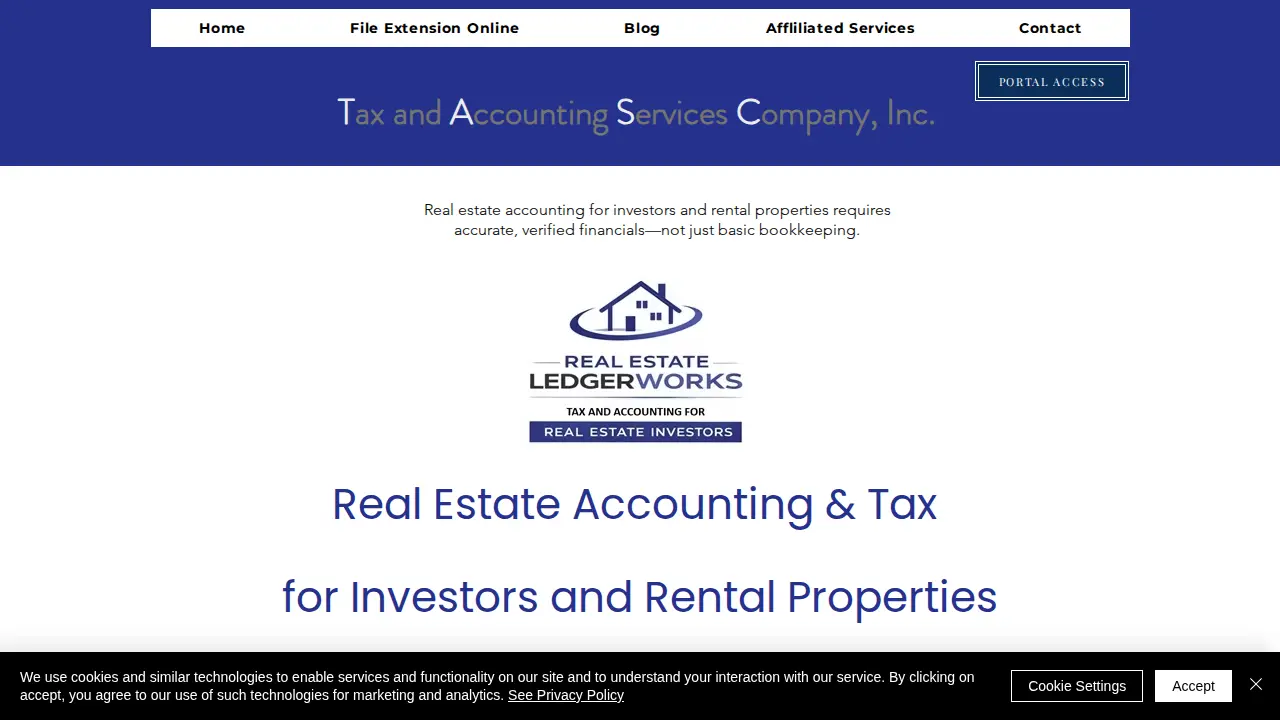 Tax and Accounting Services Company, Inc page