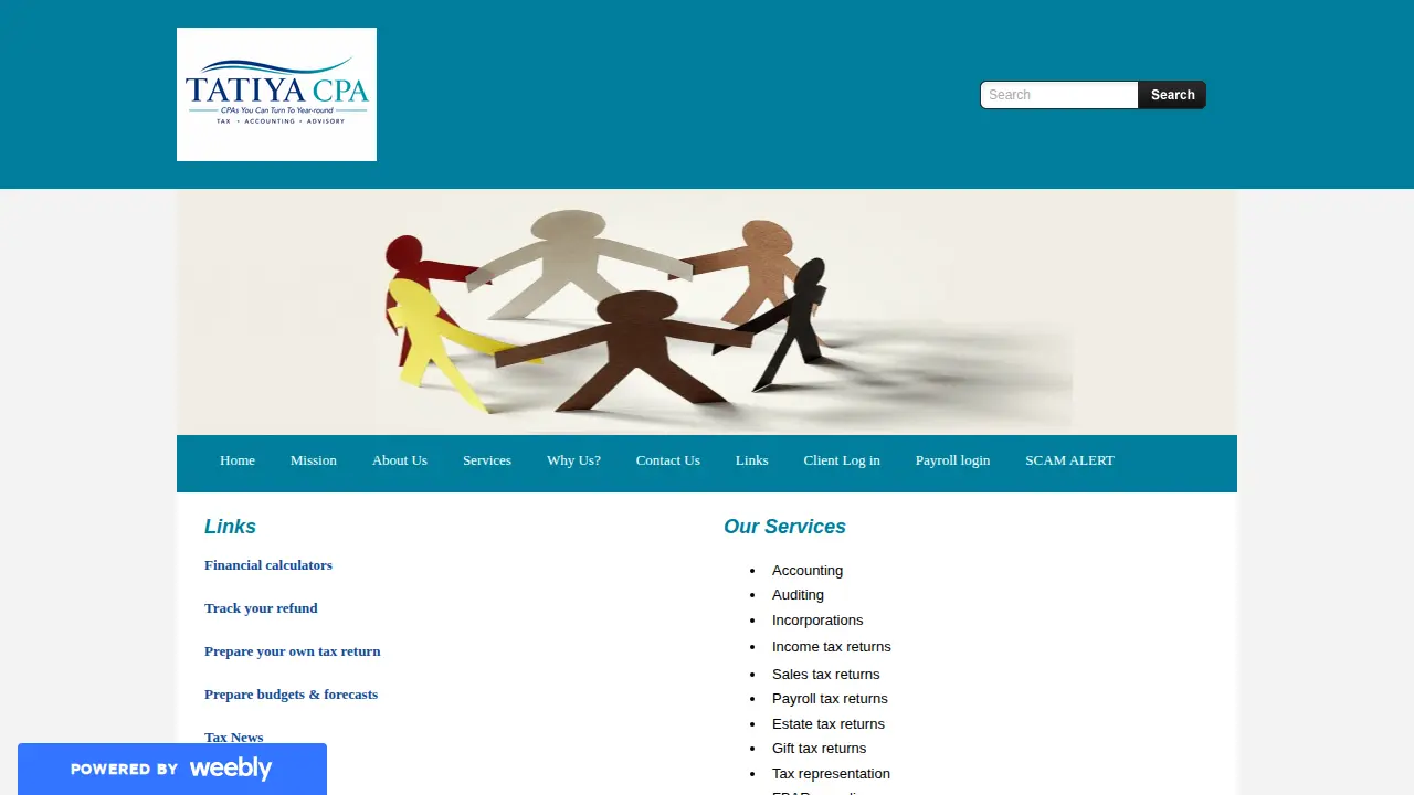 TATIYA ACCOUNTAX INC. page