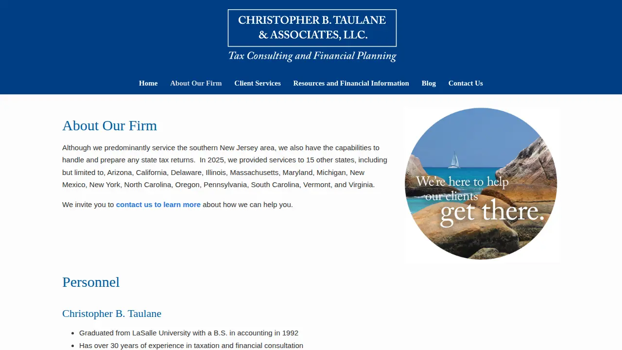 Christopher B. Taulane & Associates, LLC page