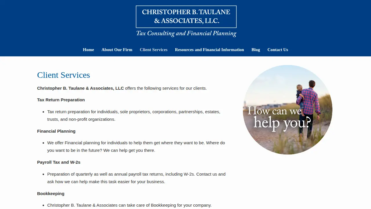 Christopher B. Taulane & Associates, LLC page
