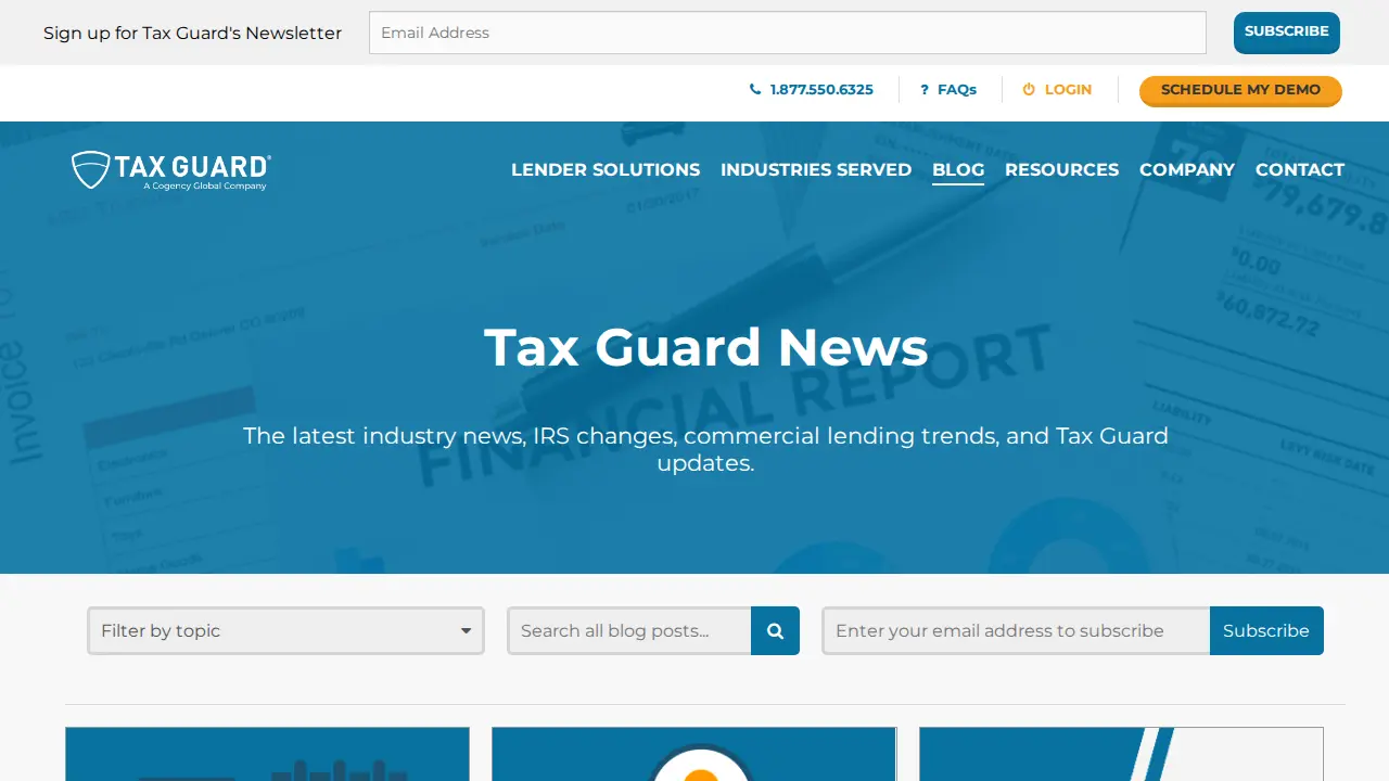 Tax Guard page
